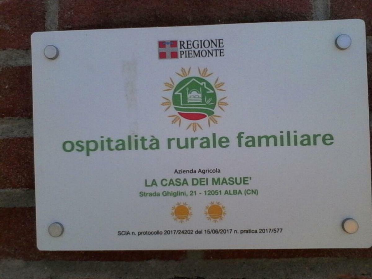 בית הארחה אלבה 	La Casa Dei Masue' מראה חיצוני תמונה